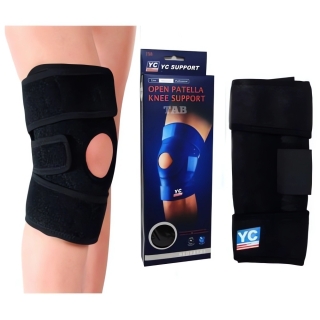 Genouillère Rotulienne Noir Taille standard